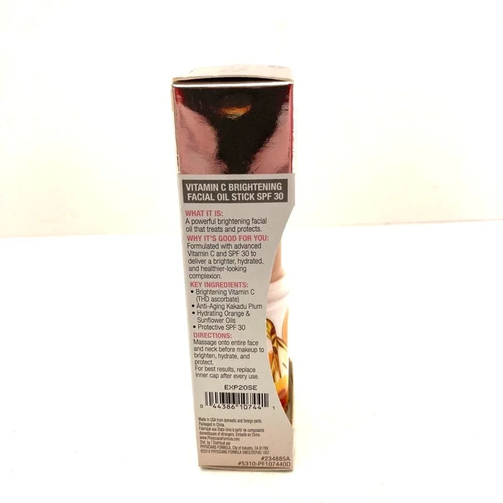 PHYSICIANS FORMULA Vitamin C Brightening Facial Oil Stick SPF 30 #PF10744‎ NEW